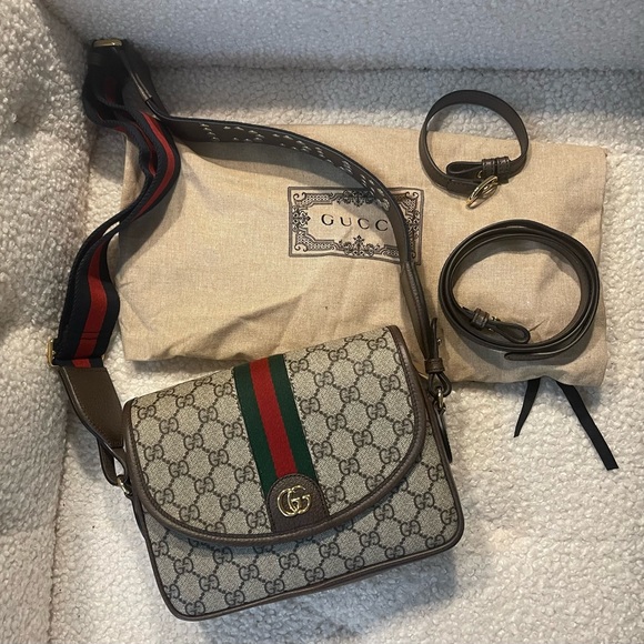 BRAND NEW Gucci Ophidia GG mini shoulder bag - Picture 11 of 13